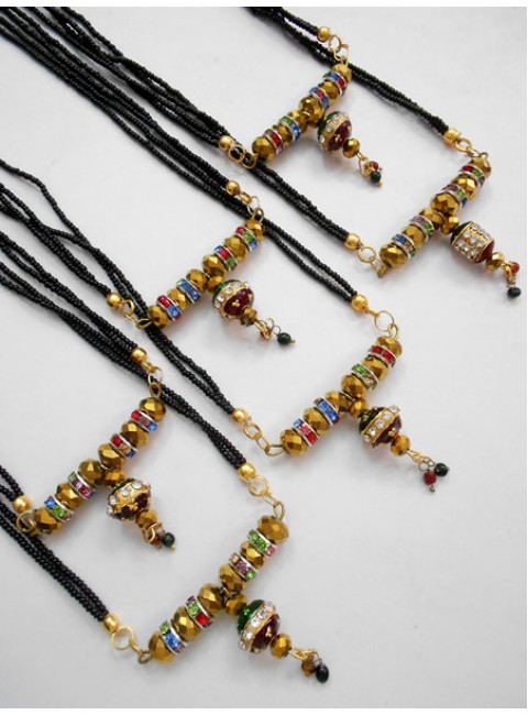 Meenakari Mangalsutra (6 Pcs)